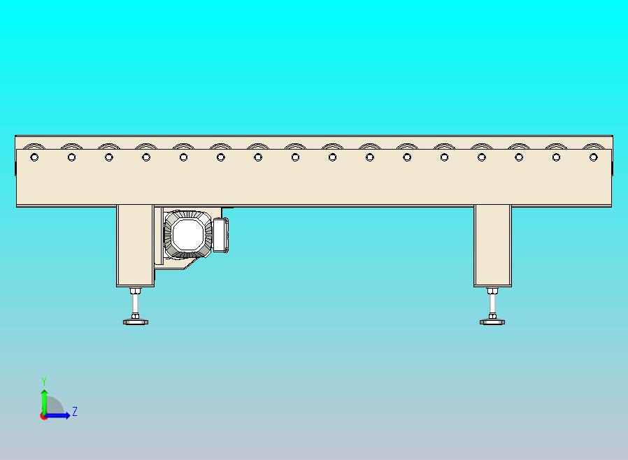 直线滚筒输送机