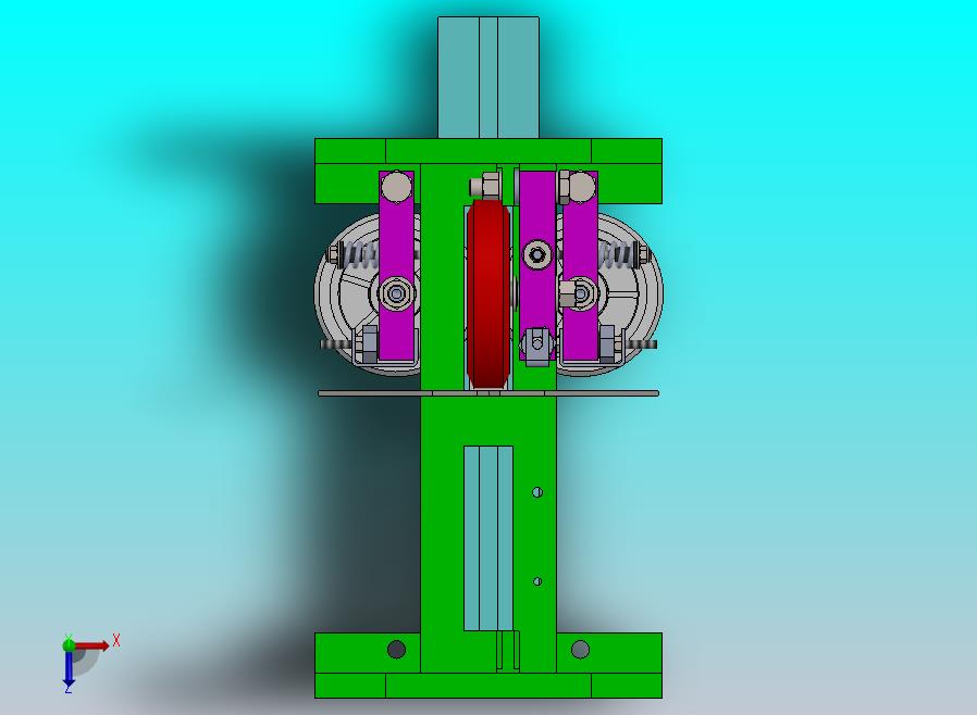 电梯导靴结构（适用于T型导轨）