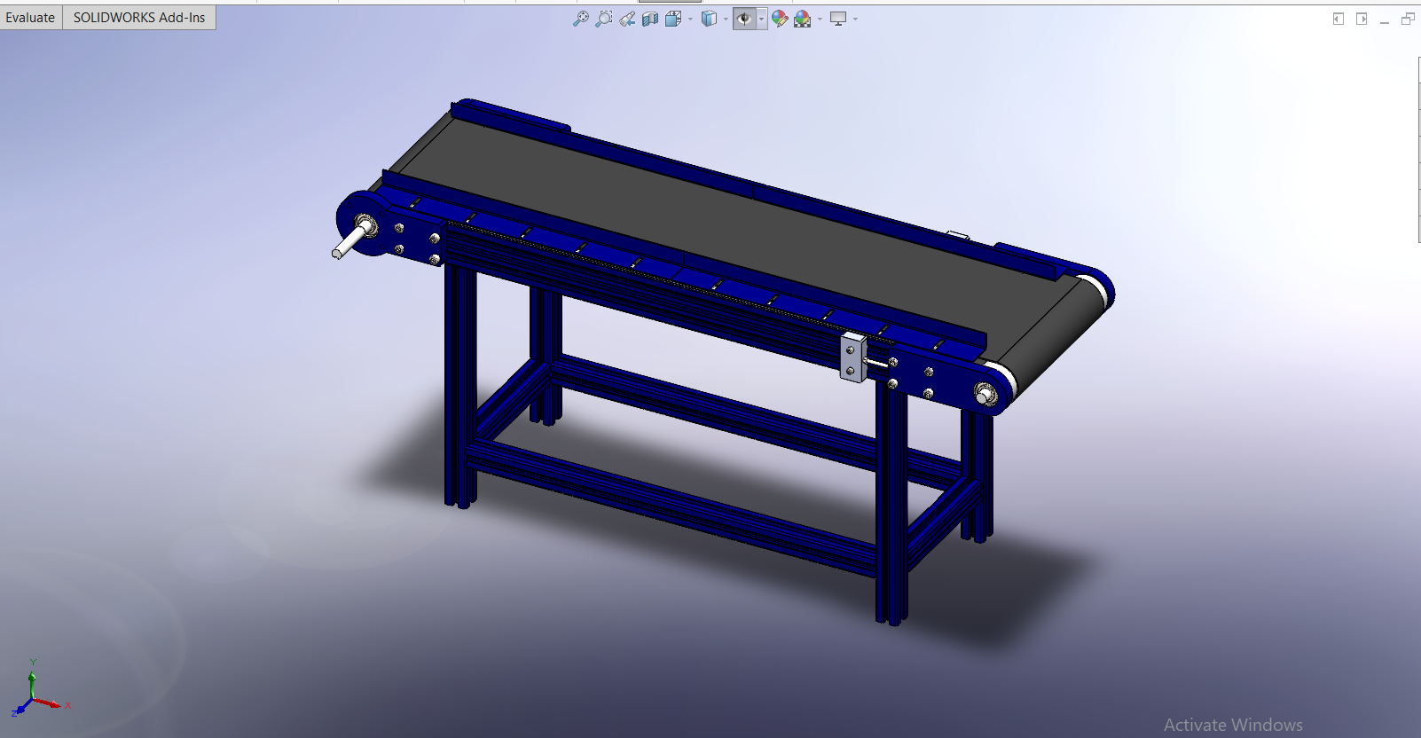 皮带输送机系统