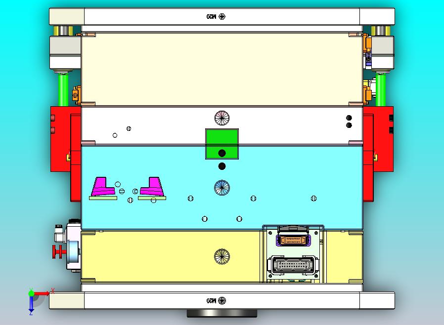 某汽车b柱1+1塑胶模具