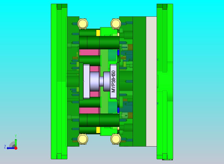 圆铁桶盖子模具设计