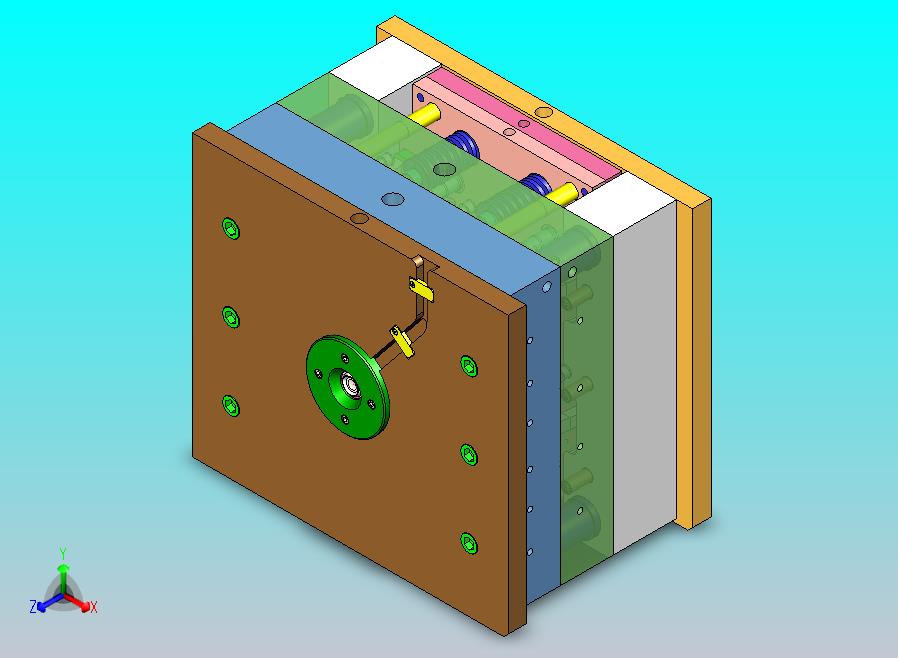 卡通箱面板模具设计