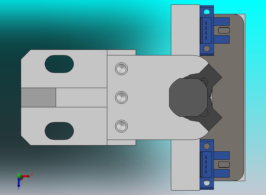 槽型光电的方向检测机构