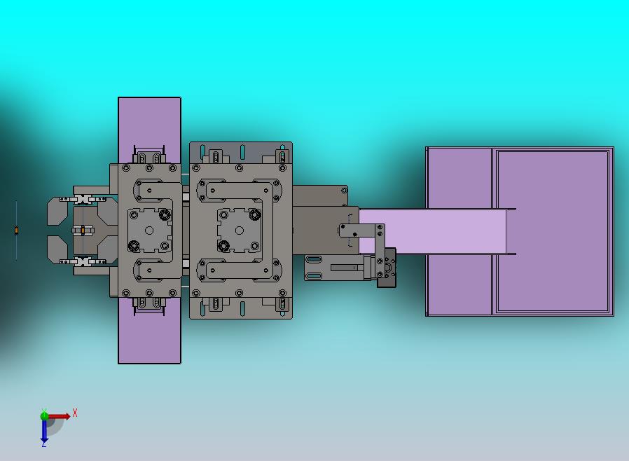 电容剪脚折弯机构