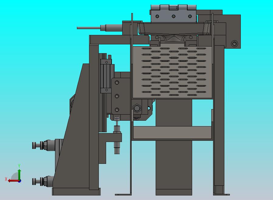 步进拨叉供料机构