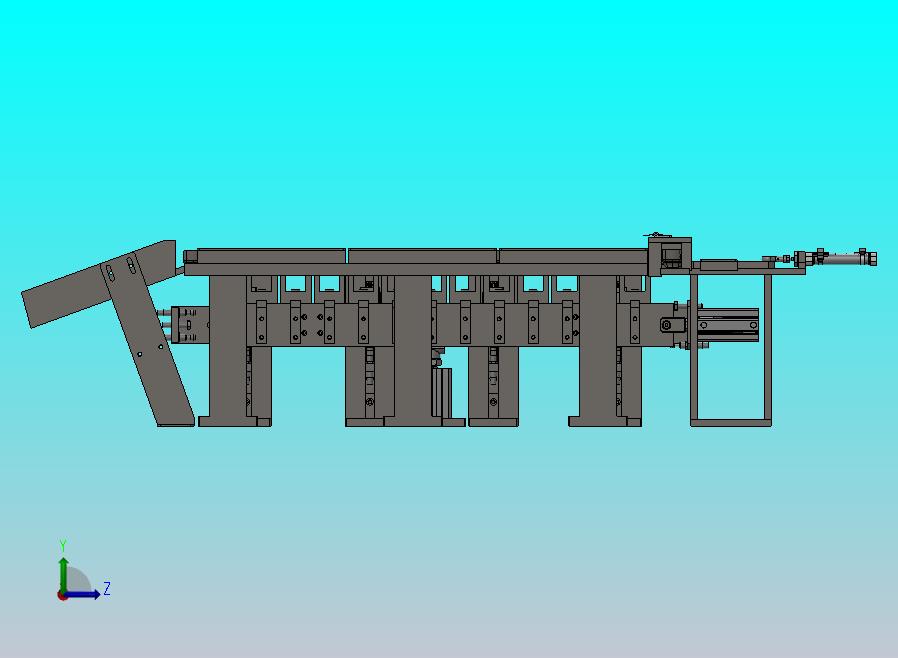 步进拨叉供料机构