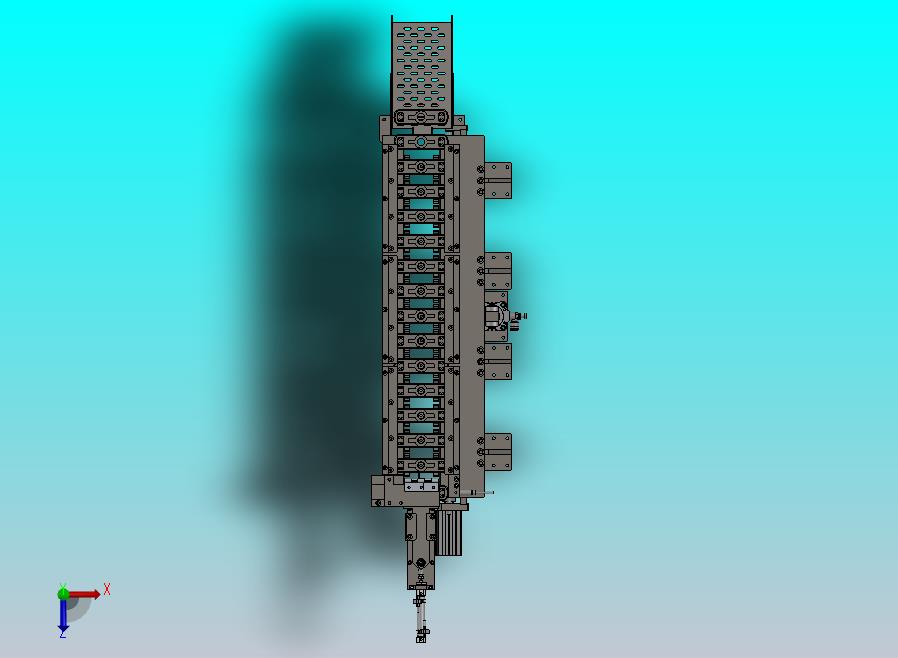 步进拨叉供料机构