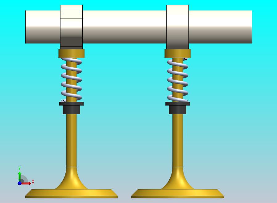 自适应气门弹簧机构