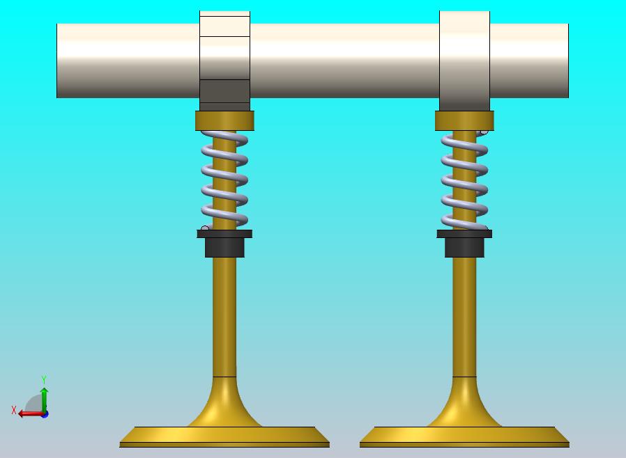 自适应气门弹簧机构