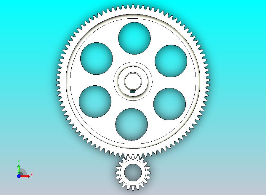 普奇e50直切齿轮组