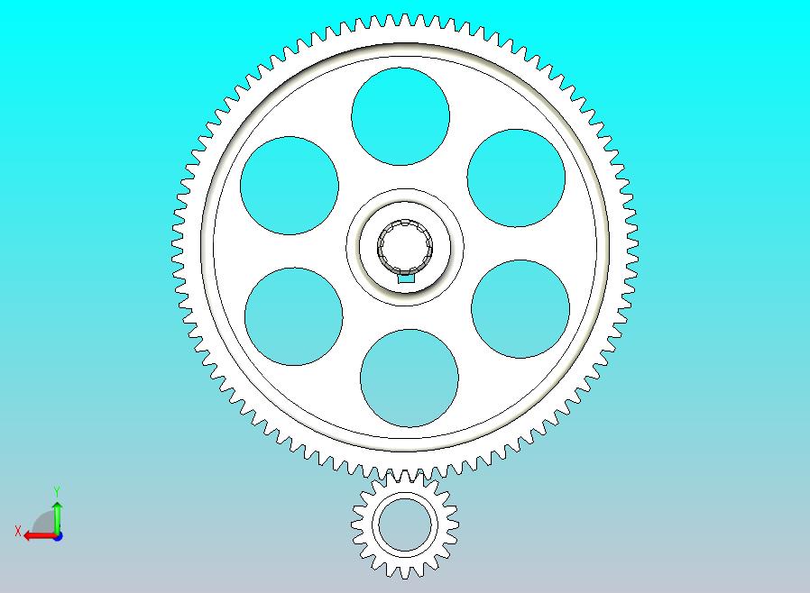 普奇e50直切齿轮组