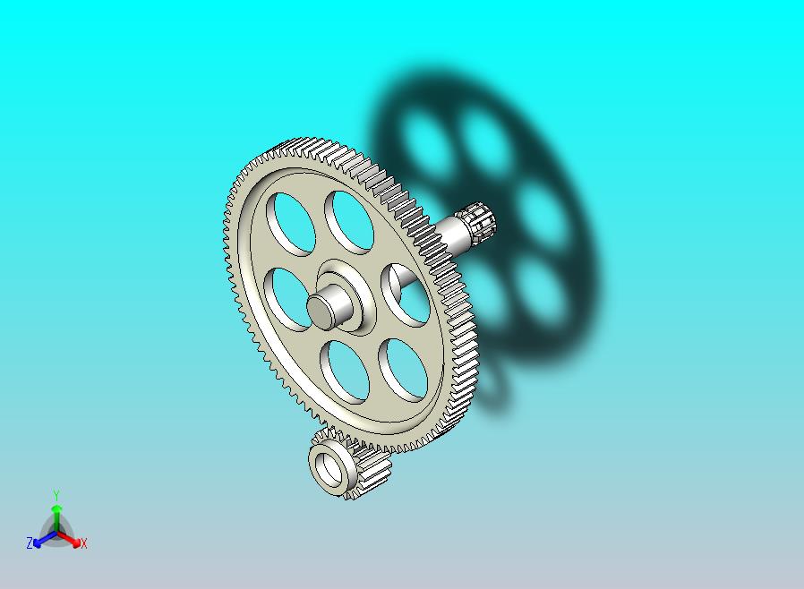 普奇e50直切齿轮组