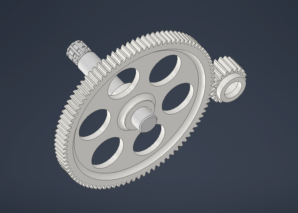 普奇e50直切齿轮组