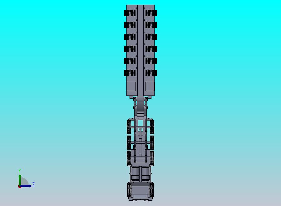 重型设备运输卡车