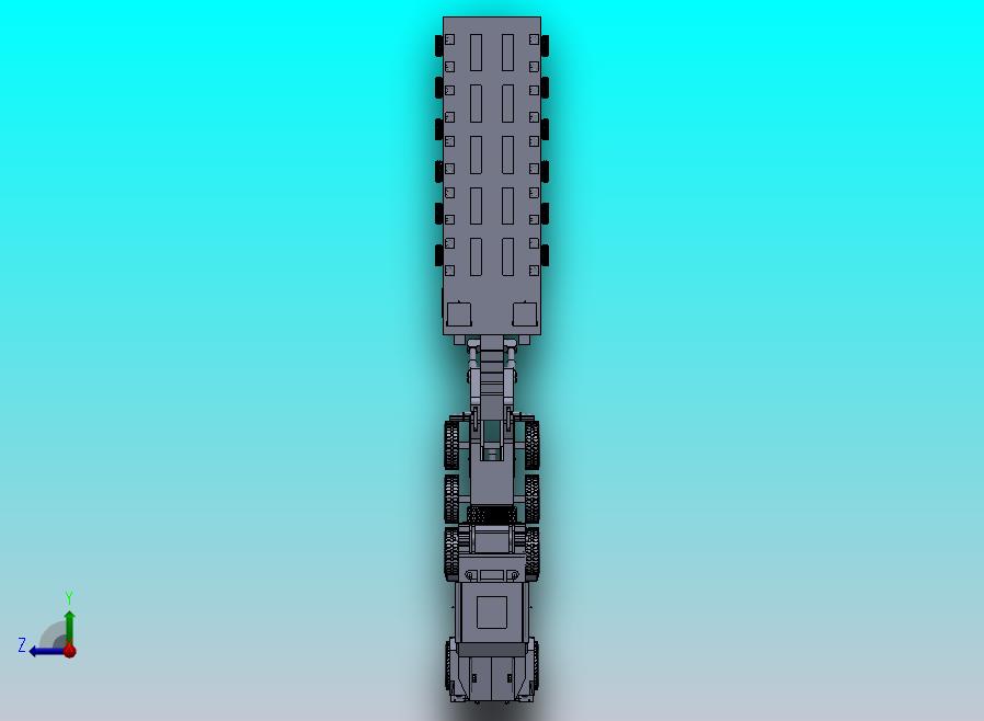 重型设备运输卡车