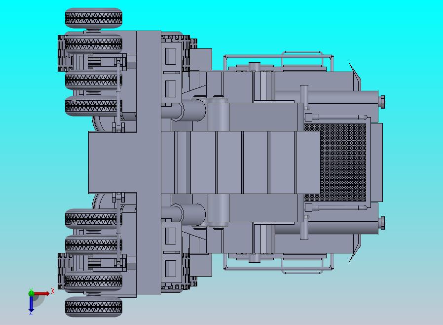 重型设备运输卡车