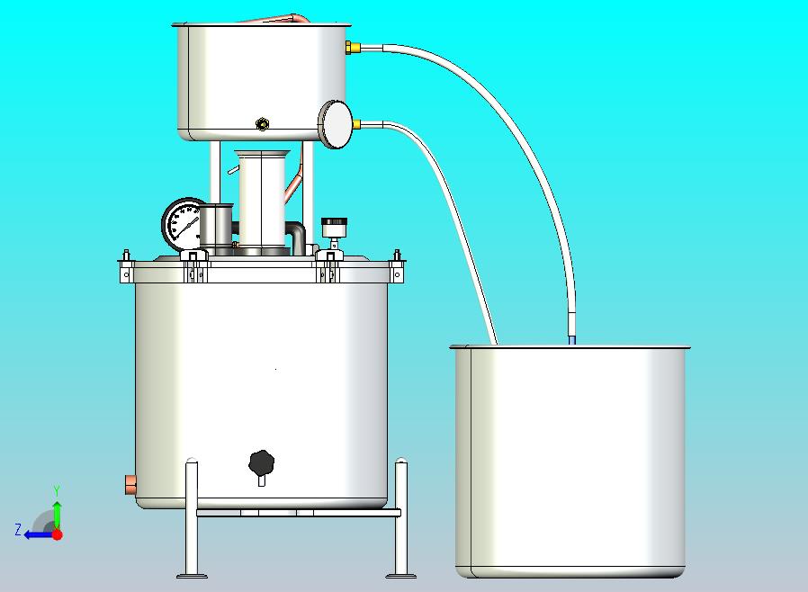 蒸汽蒸馏机模型