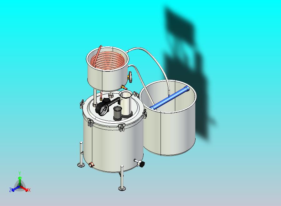 蒸汽蒸馏机模型