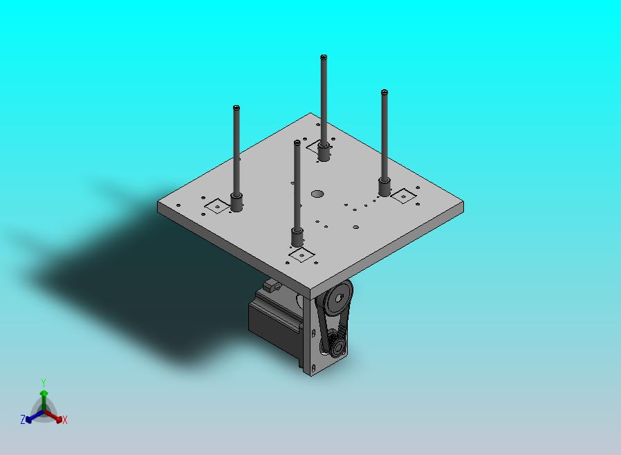 偏心轮的顶升机构
