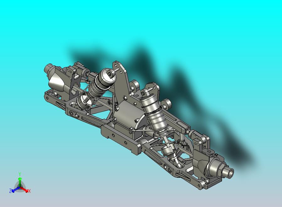汽车底盘悬挂转向机构