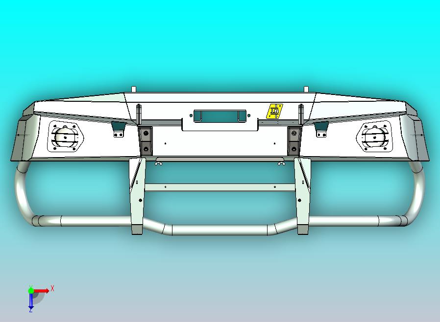 UAZ 爱国者前保险杠与绞车