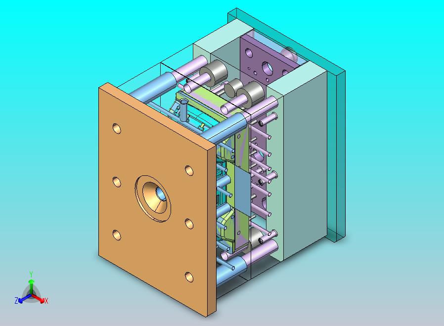 玩具车主体模具设计