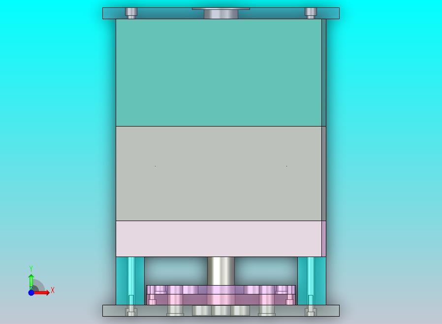 塑料高凳子模具设计