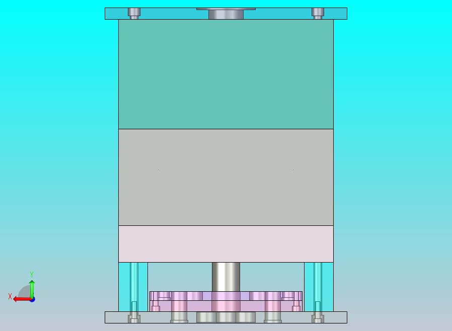 塑料高凳子模具设计