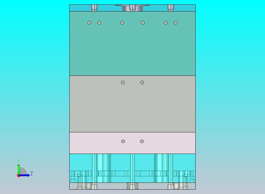 塑料高凳子模具设计