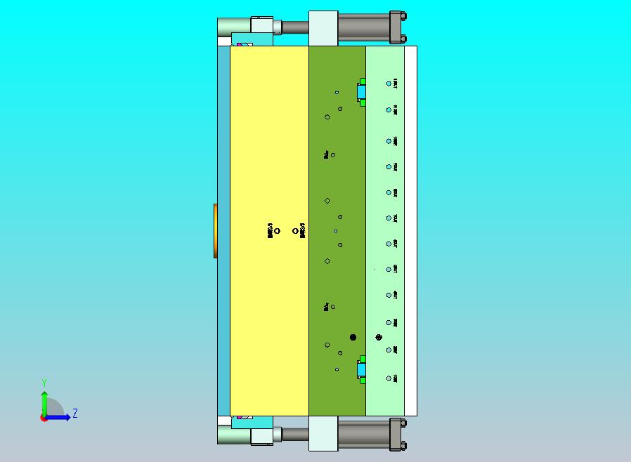 柜子顶板模具设计