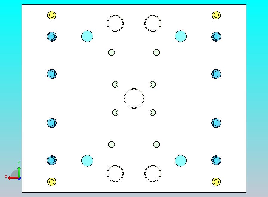 汽车插件板4x1塑胶模具