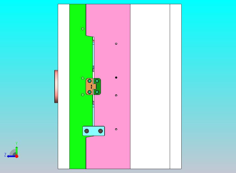 汽车插件板4x1塑胶模具