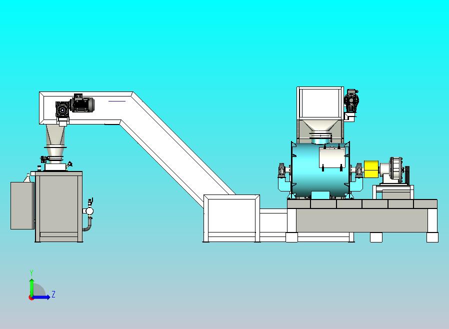 带 S 传送带的耐火铸造生产线