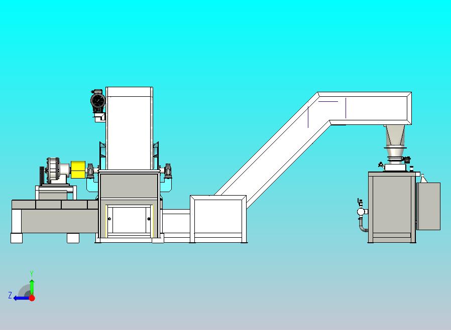 带 S 传送带的耐火铸造生产线