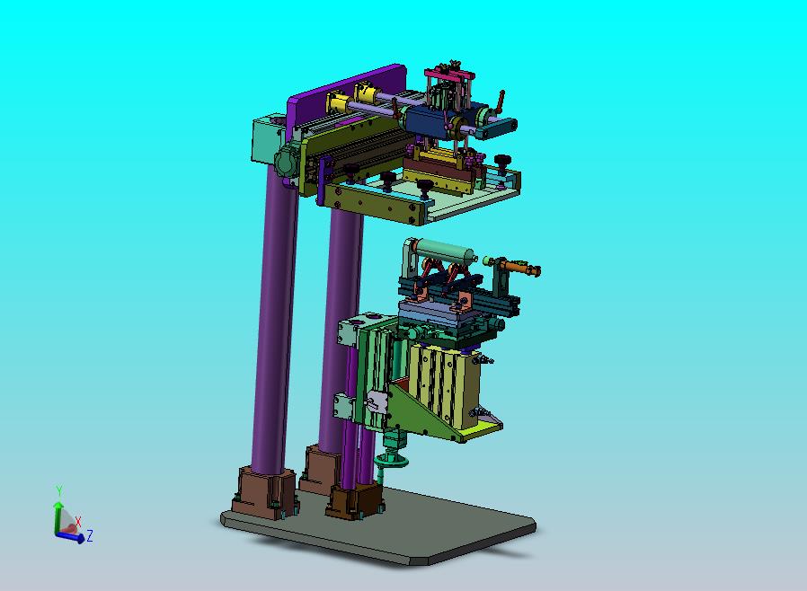圆面滚动丝印模组