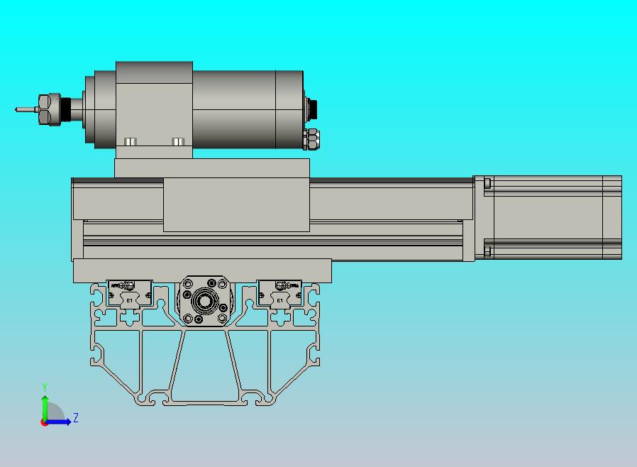 CNC X 轴重型铝型材