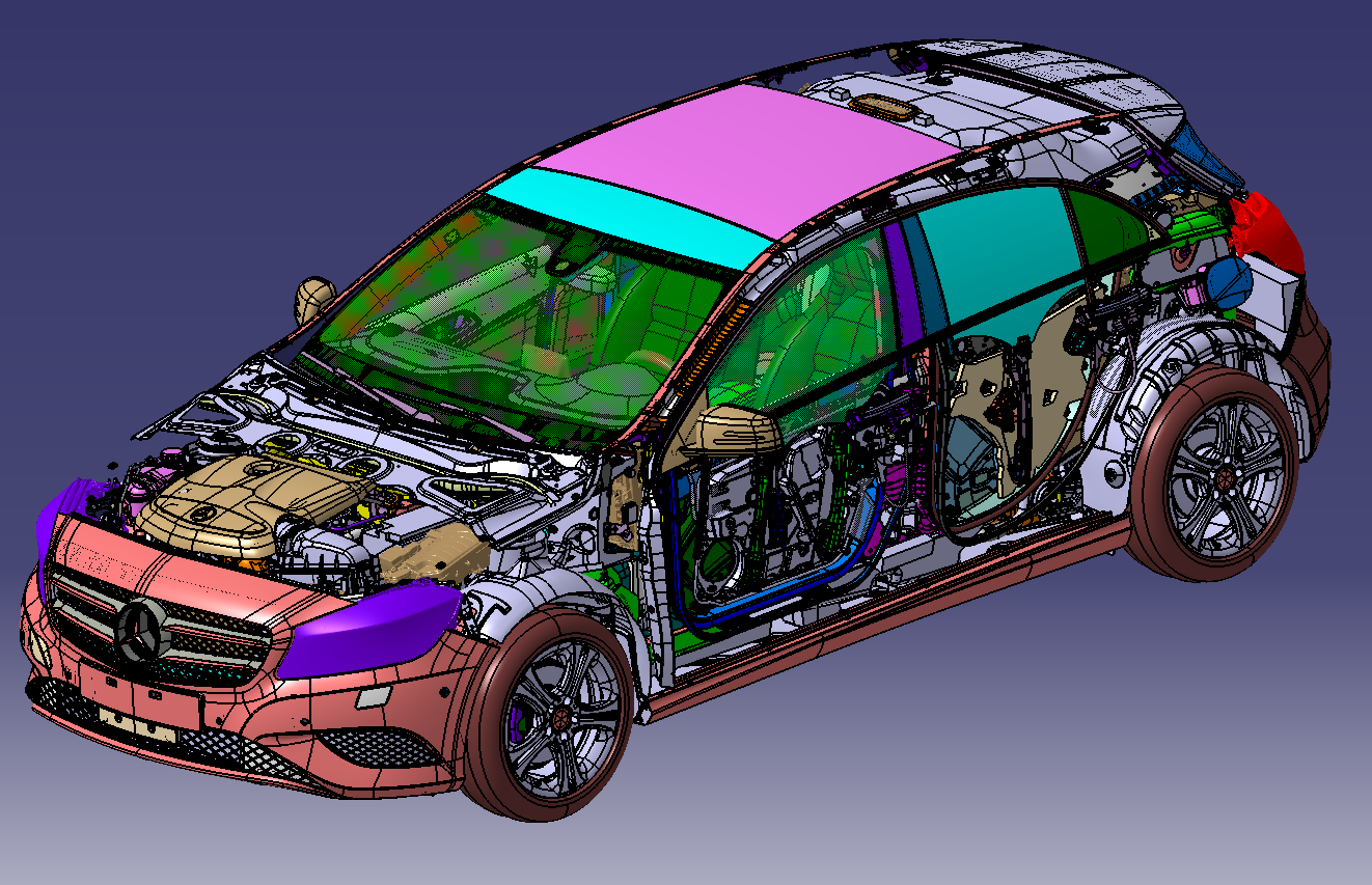 梅赛德斯 A200 – 全车