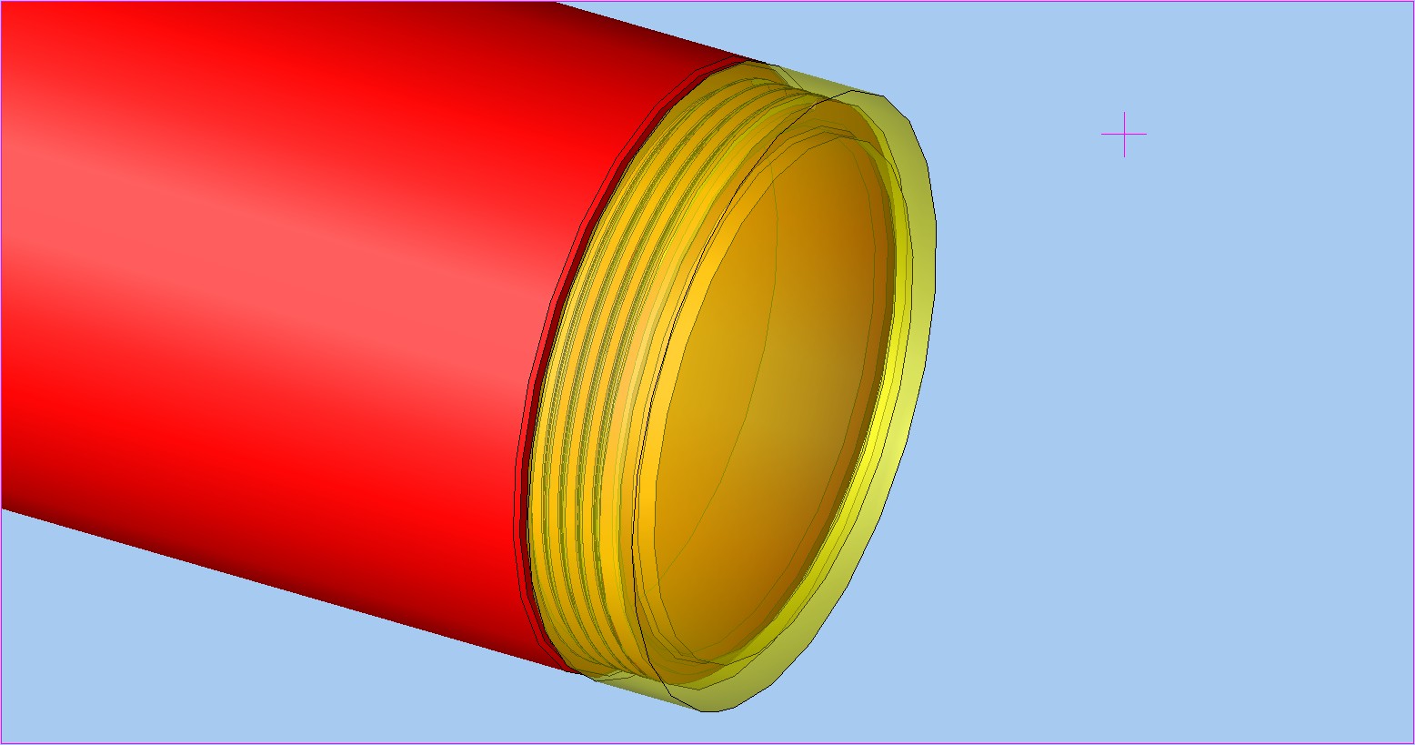 带螺丝的管状容器