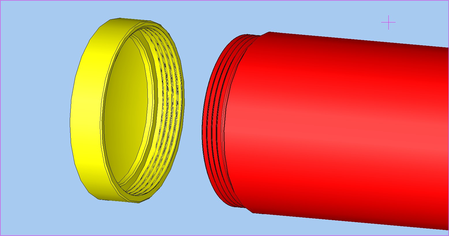 带螺丝的管状容器