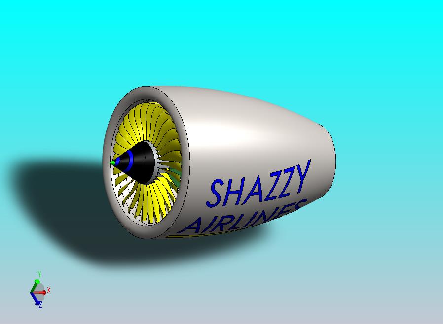 喷气发动机 – 完整组装