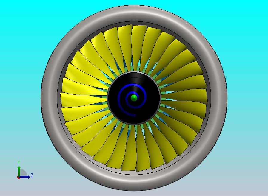 喷气发动机 – 完整组装