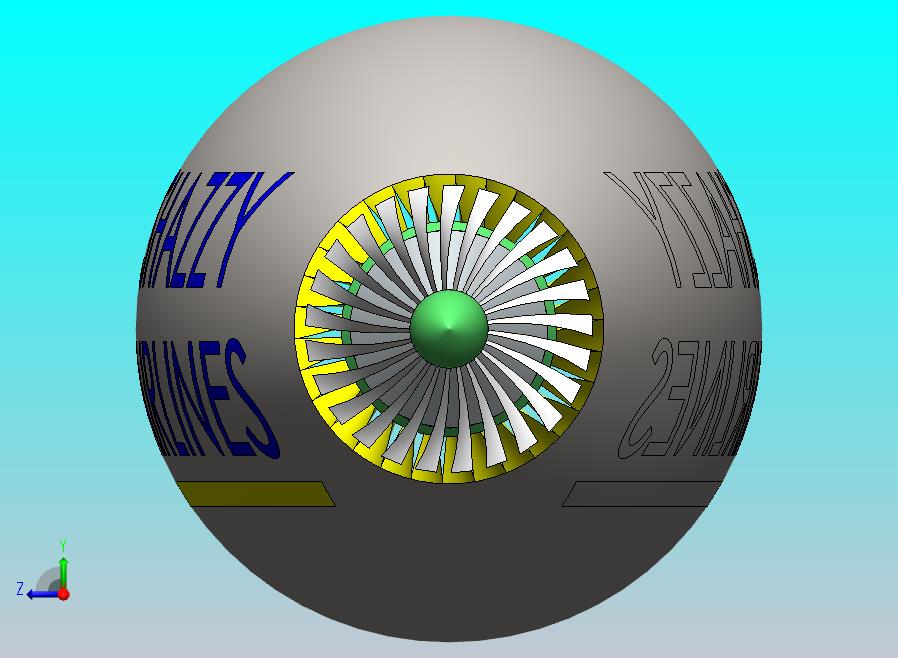 喷气发动机 – 完整组装