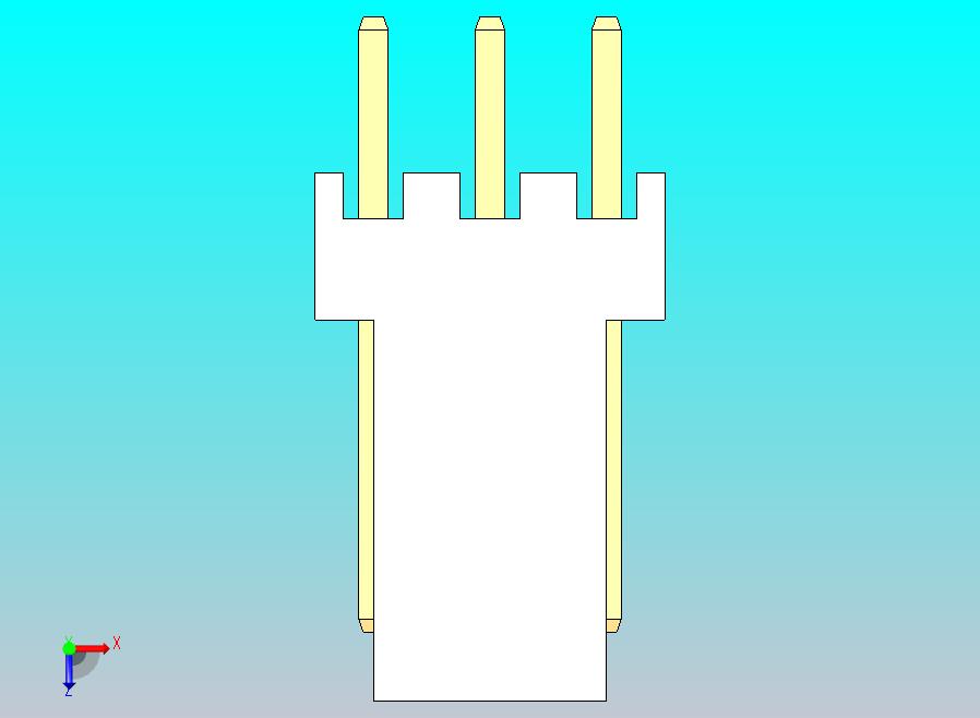 PC 风扇 3PIN PCB 接头