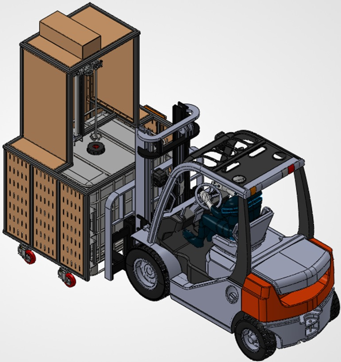 自动化移动式油混合装置