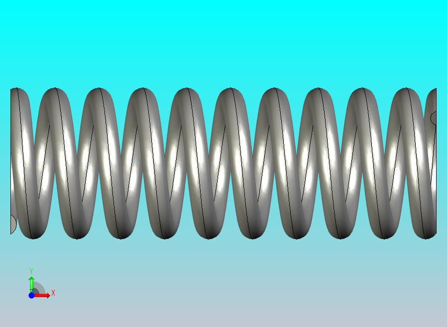 压力容器钢制压缩弹簧 - 高精度