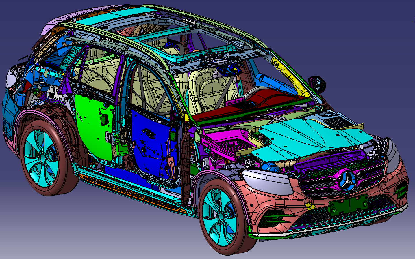 梅赛德斯GLC - 全车