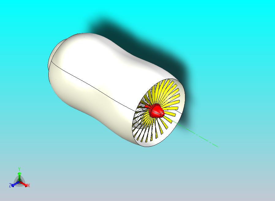 喷气发动机_Catia-V5