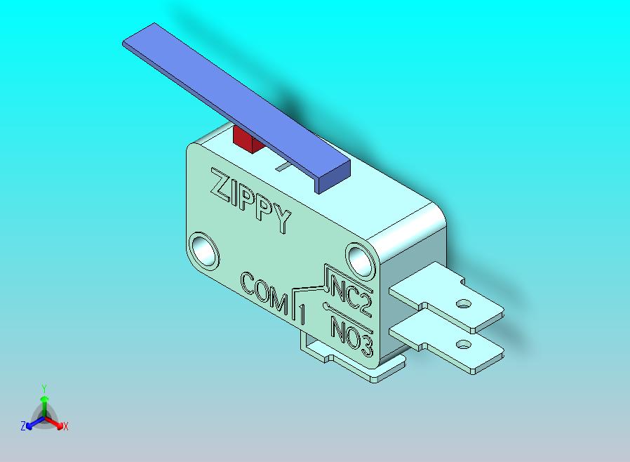带芯片的微动开关 Zippy 3pin