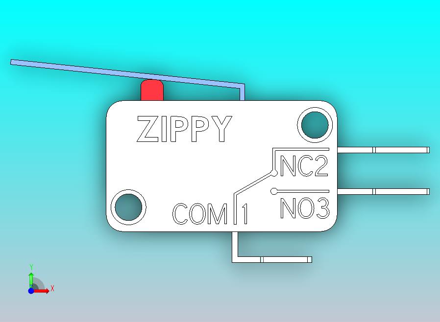 带芯片的微动开关 Zippy 3pin