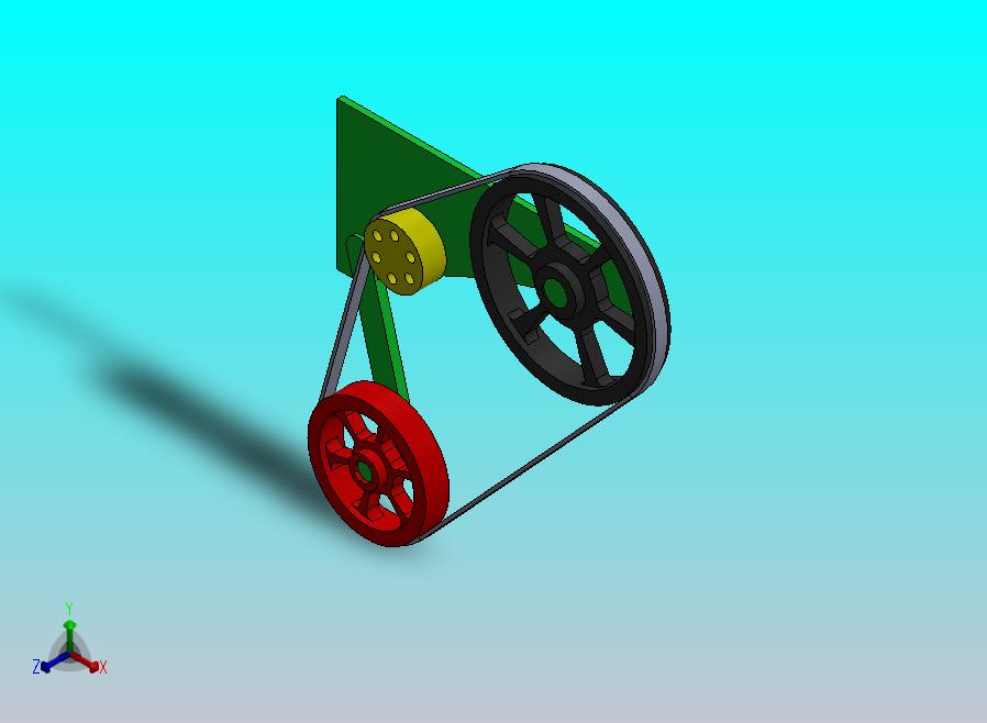 三滑轮皮带_链条传动..zip